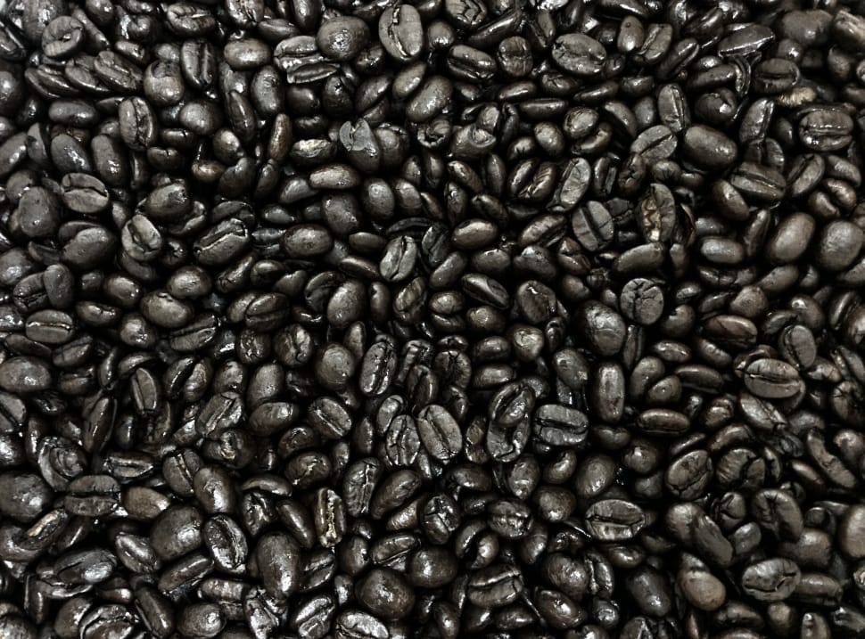 black coffee beans preview