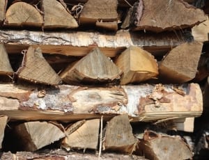 brown wooden logs thumbnail