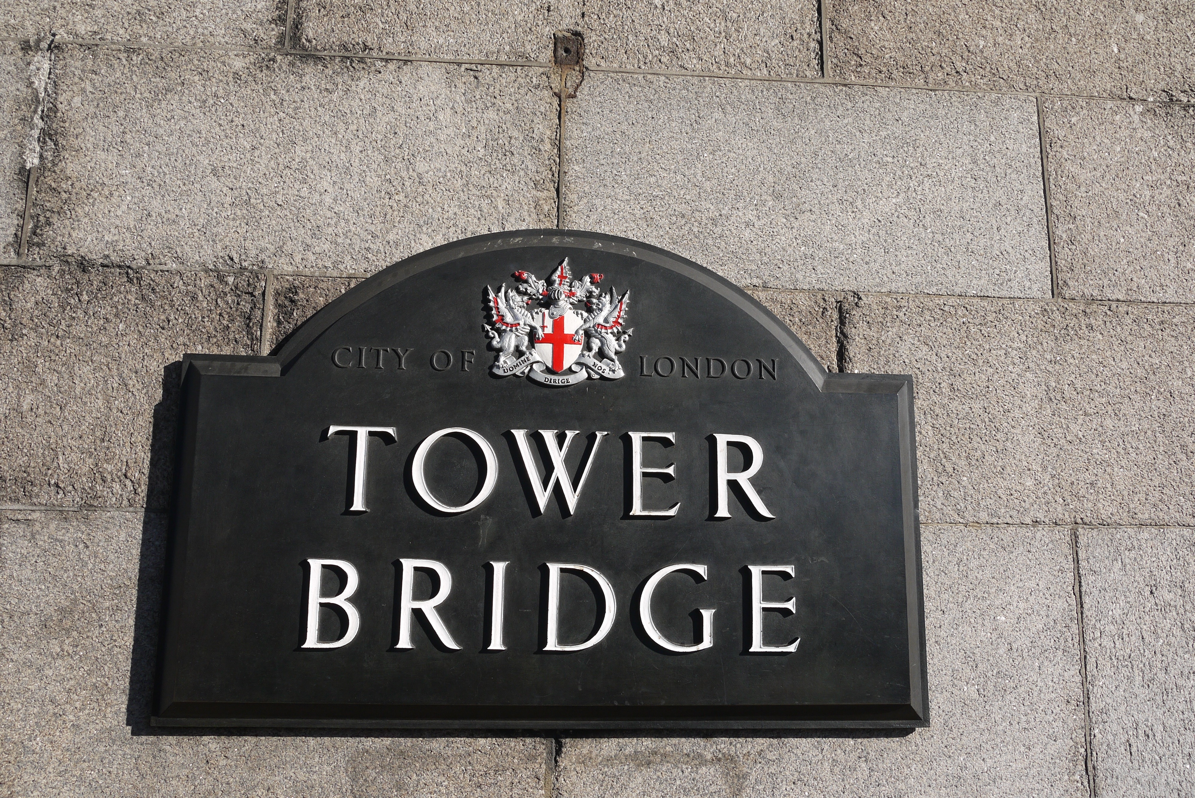 tower bridge signage