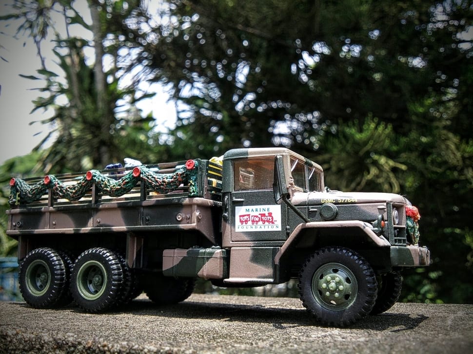military truck toy preview