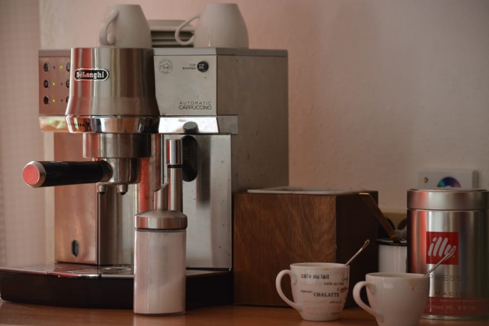 gray espresso machine preview