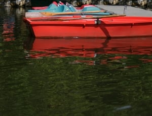 red wooden boat thumbnail