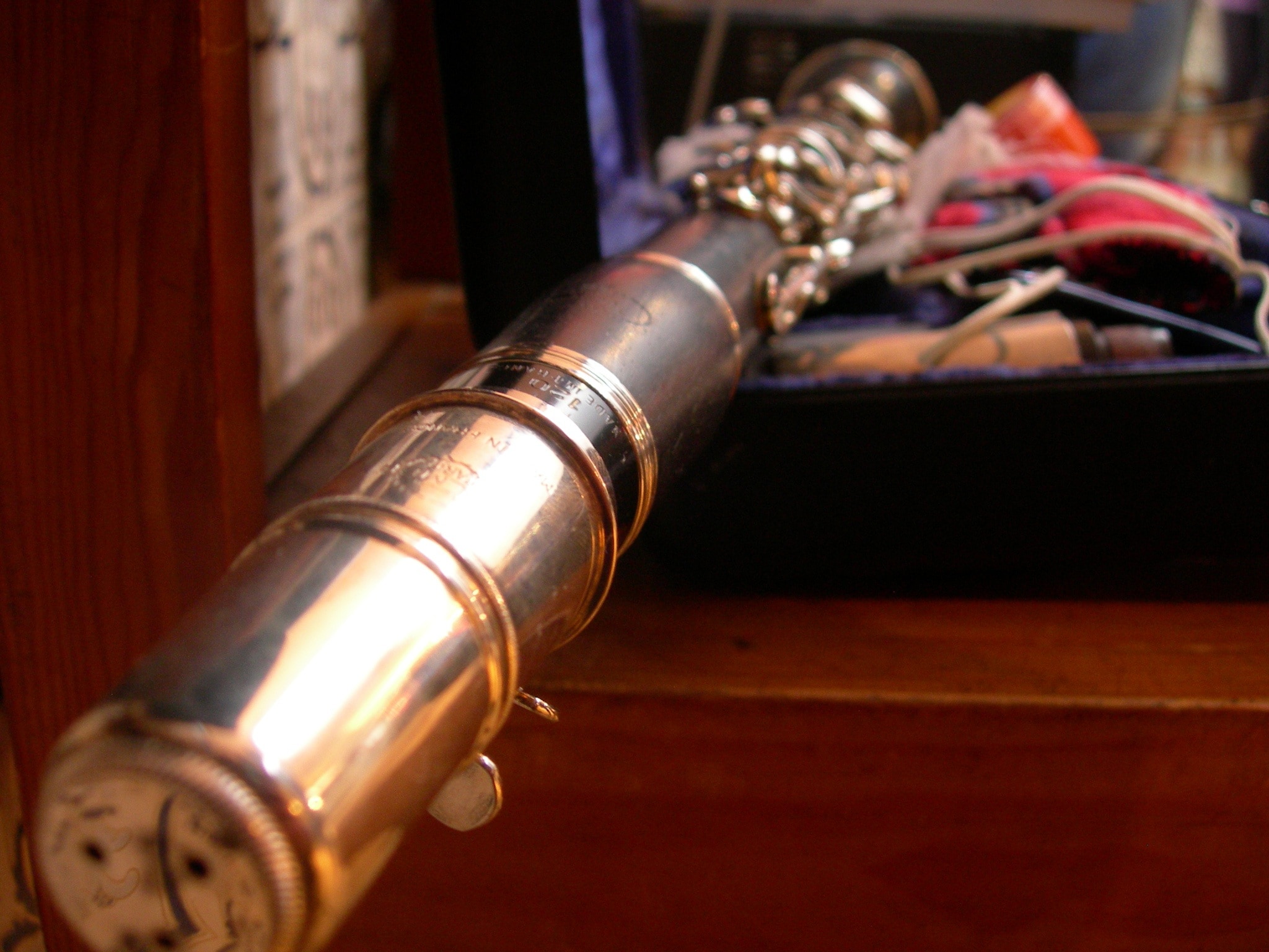 silver clarinet