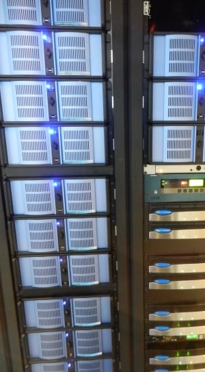 server rack with media  storage thumbnail