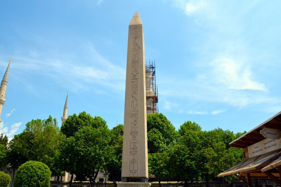 gray concrete obelisk preview