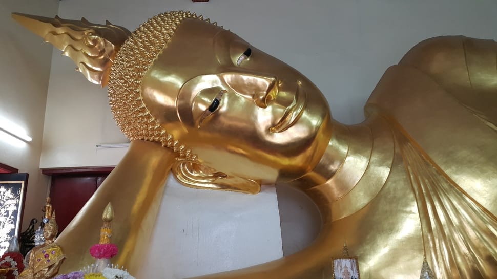 golden buddha statue preview