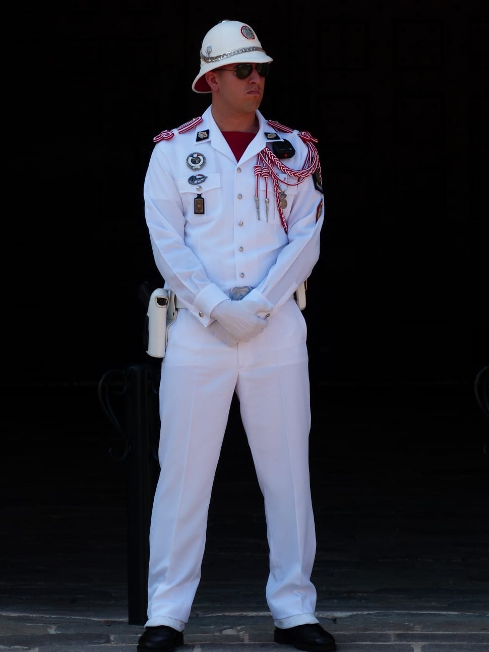 white military uniform preview
