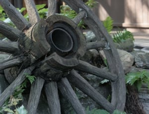 black wooden wheel thumbnail