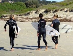 3 white surfboards thumbnail