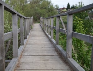 gray wooden bridge thumbnail