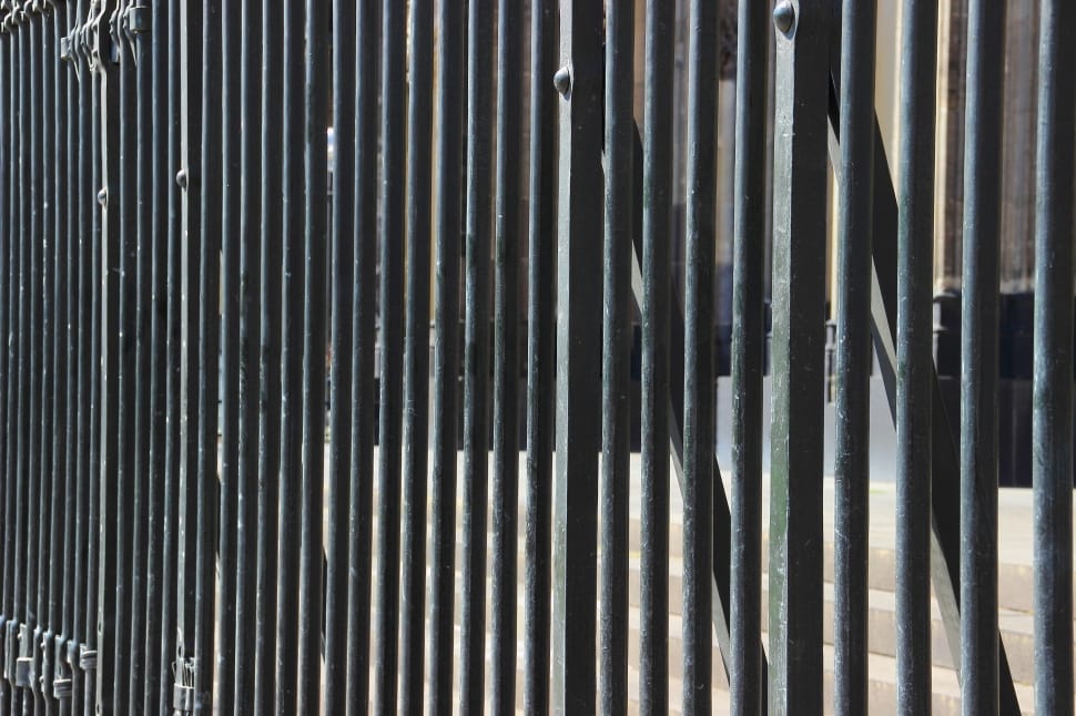 black steel fence preview