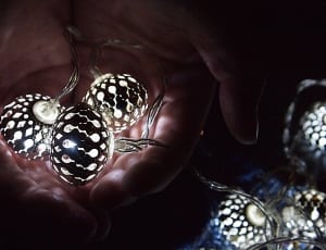 3 led ball ornaments thumbnail
