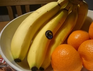 yellow banana and oranges fruit thumbnail