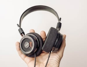 black corded headphones thumbnail