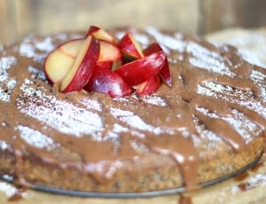 baked pastry with sliced apple toppings thumbnail