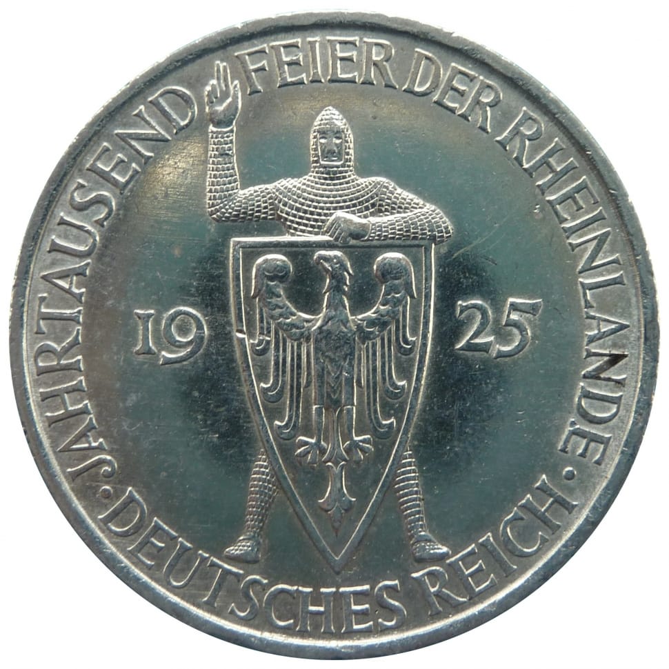silver feierde rheinlande 1925 coin preview