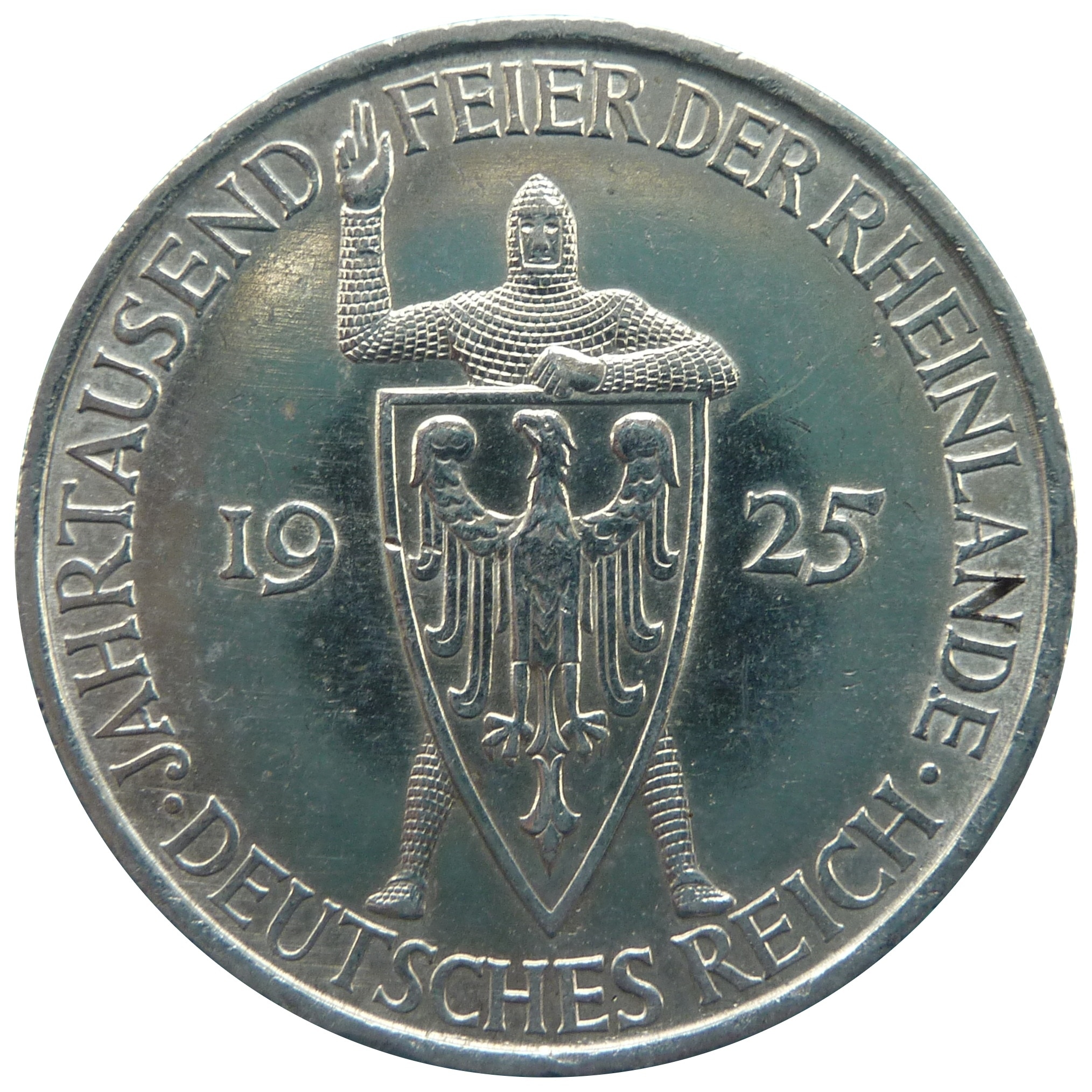 silver feierde rheinlande 1925 coin