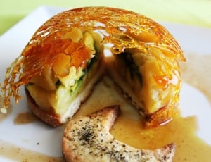 pastry with sauce thumbnail