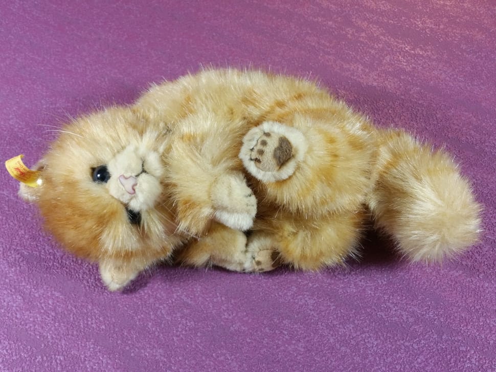 brown cat plush toy preview