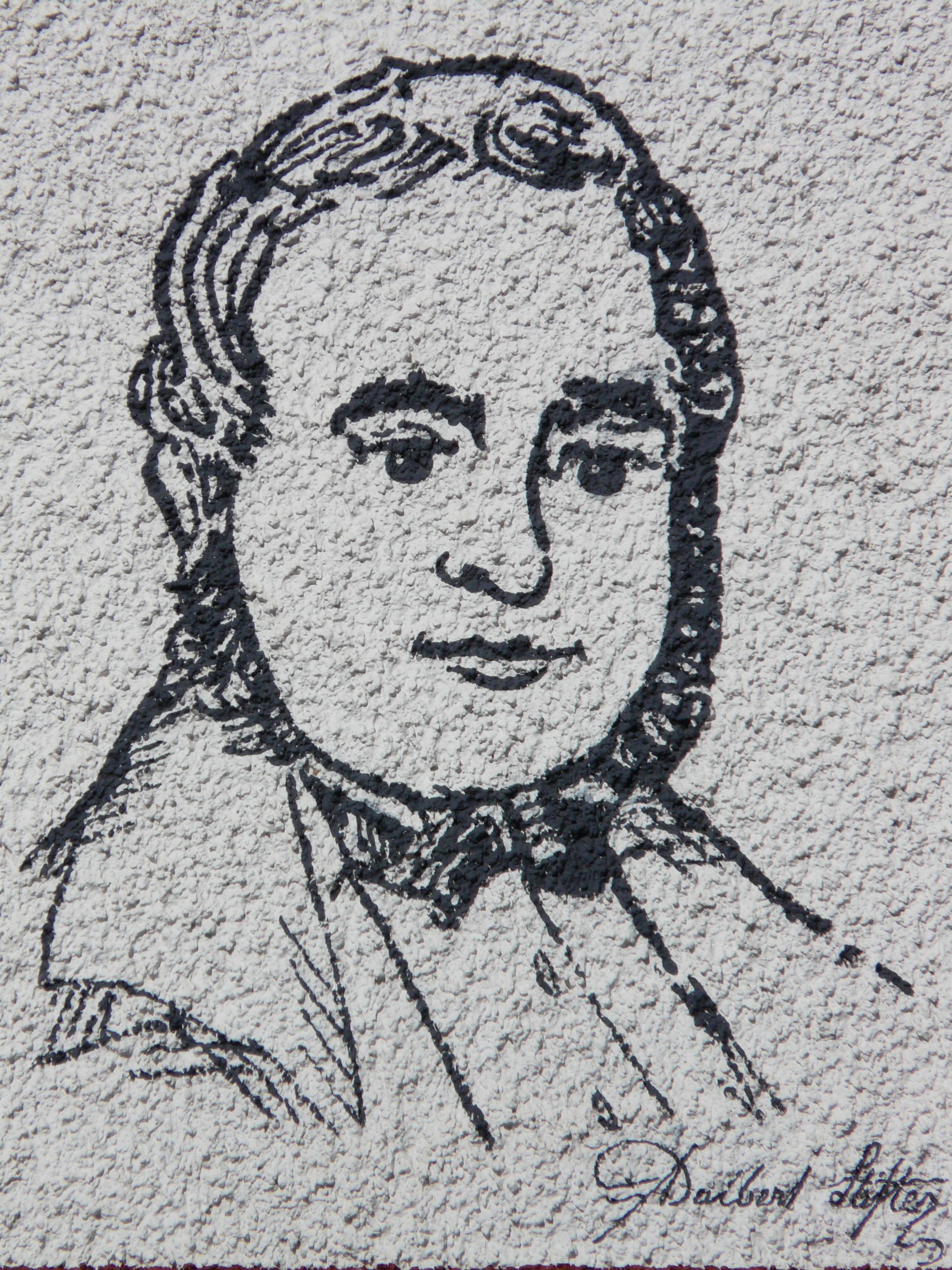 mans portrait sketch
