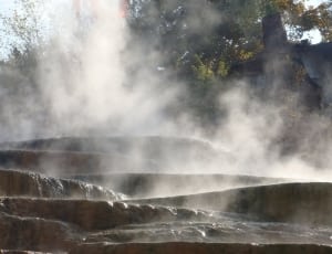 shallow focus photography of hot spring thumbnail