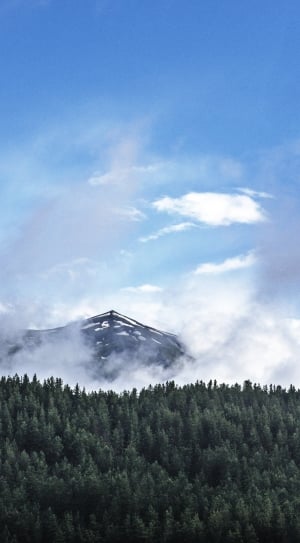 snow capped mountain under white and blue sky during daytime thumbnail