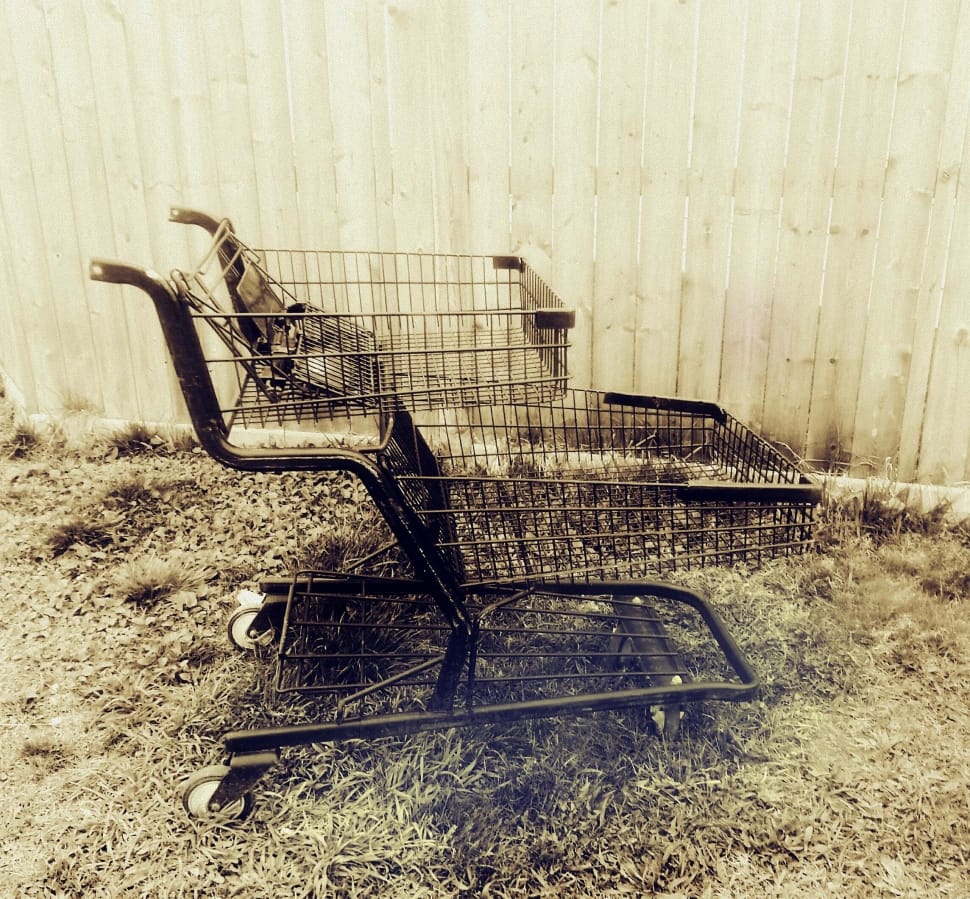 gray shopping cart preview