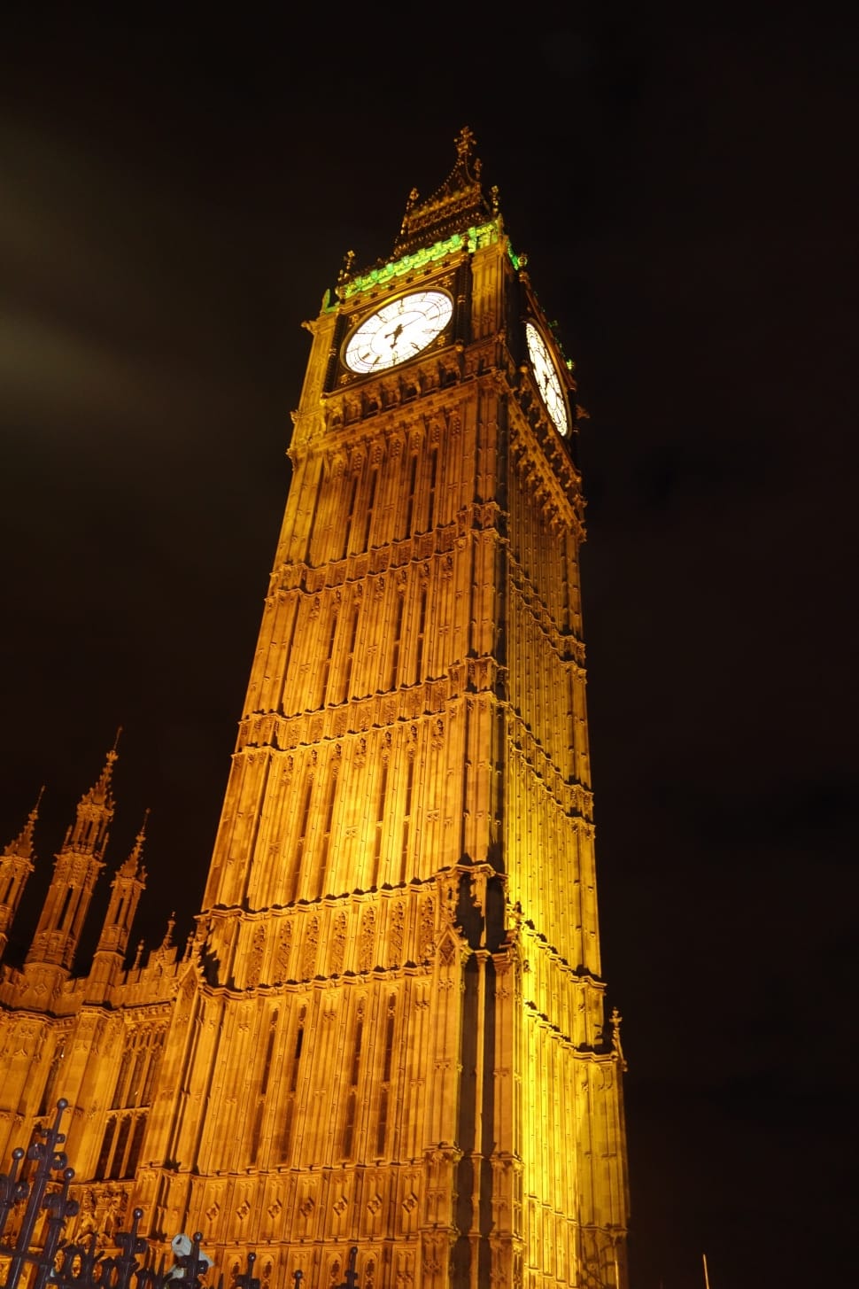 worm's eye view of Big Ben during nighttime preview