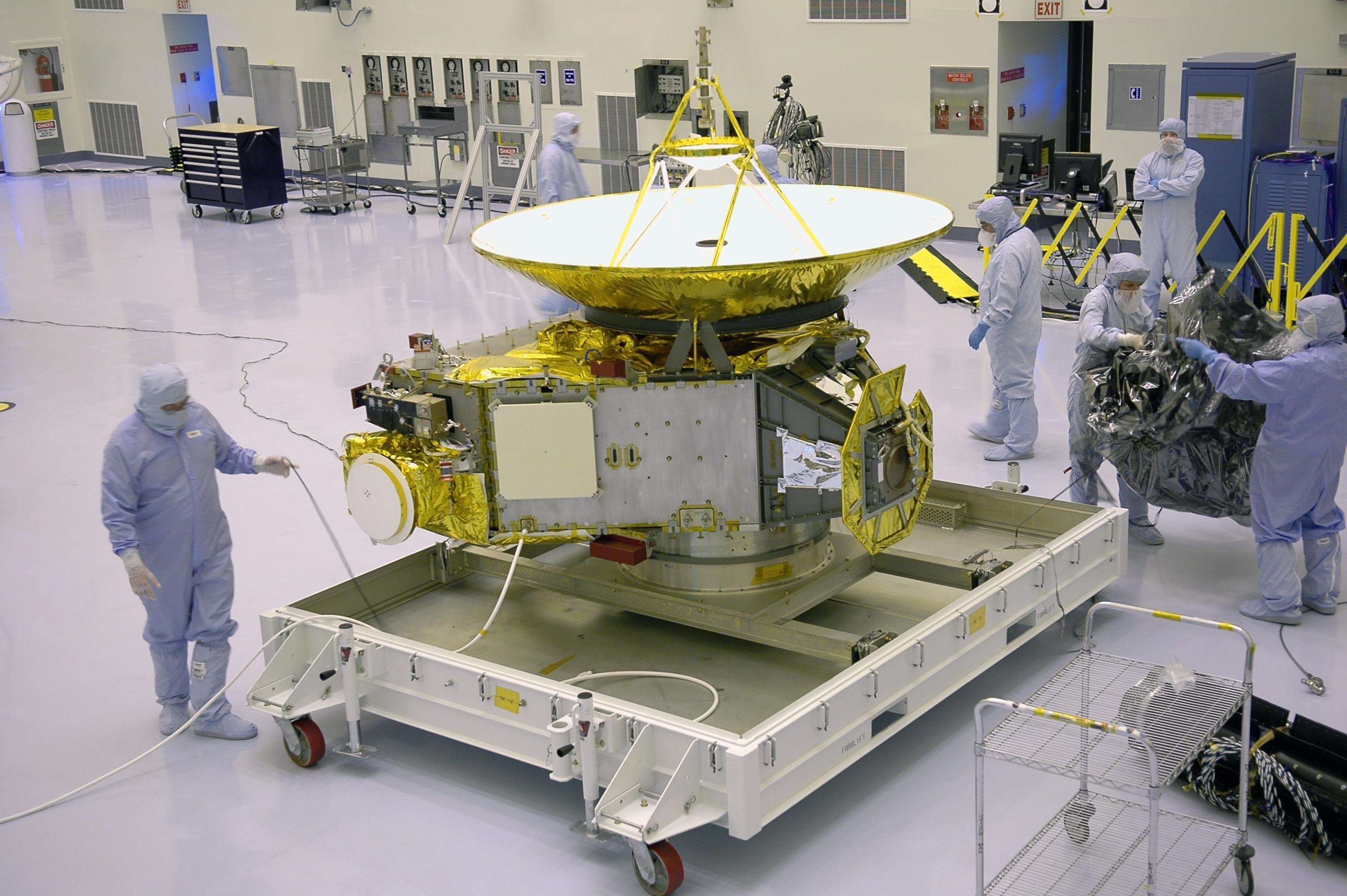 yellow and black space satellite