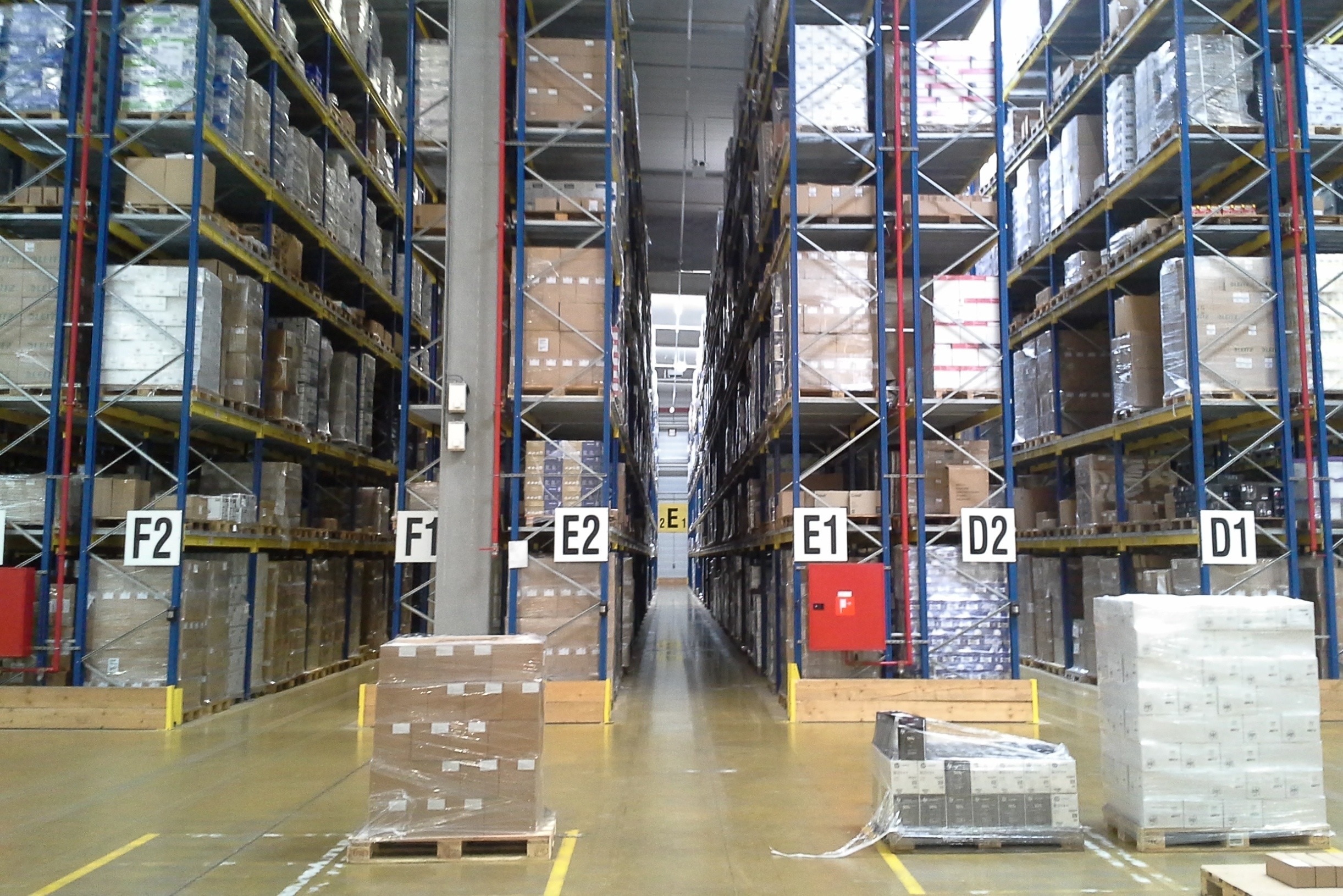 storage warehouse interior