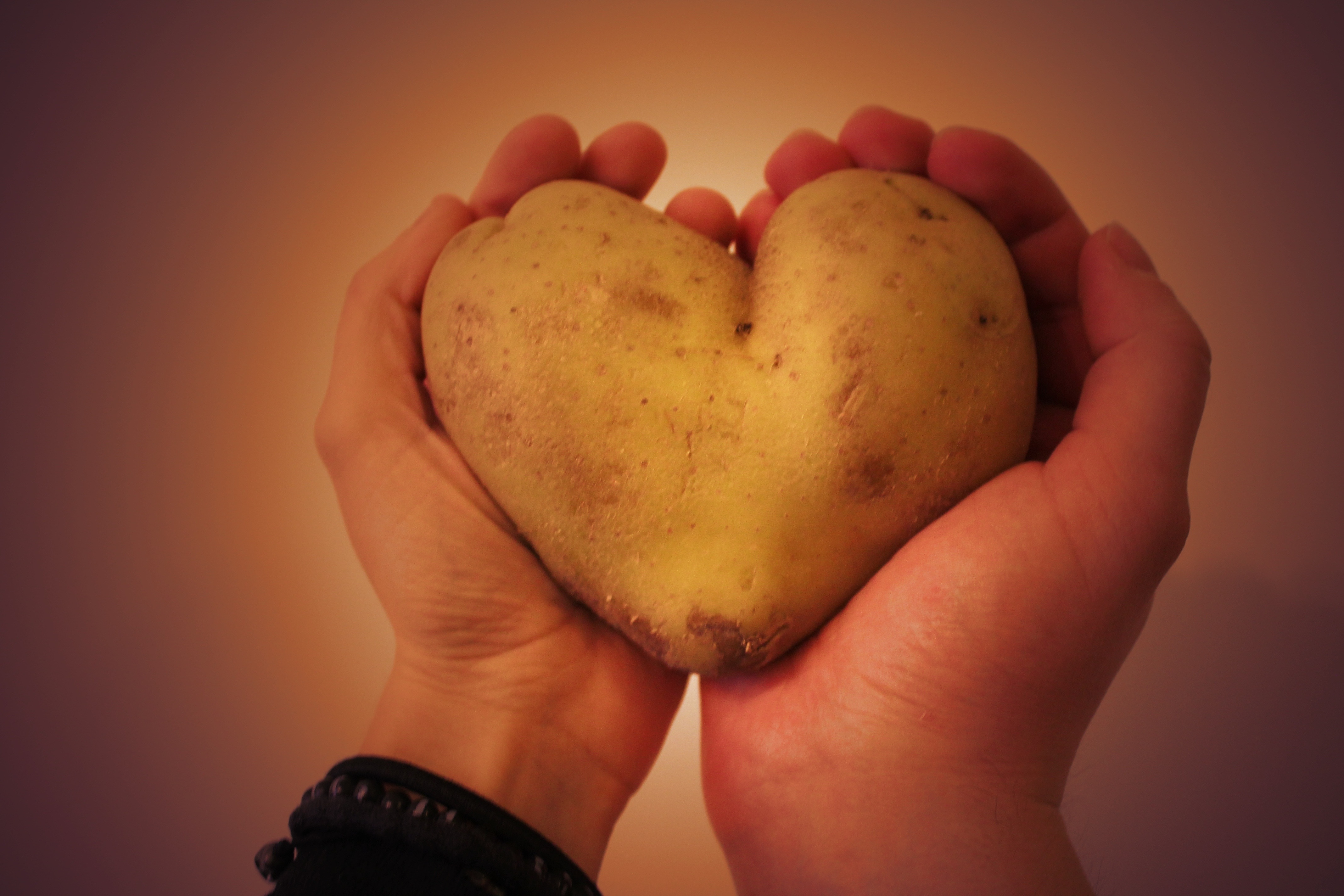 heart shape potato