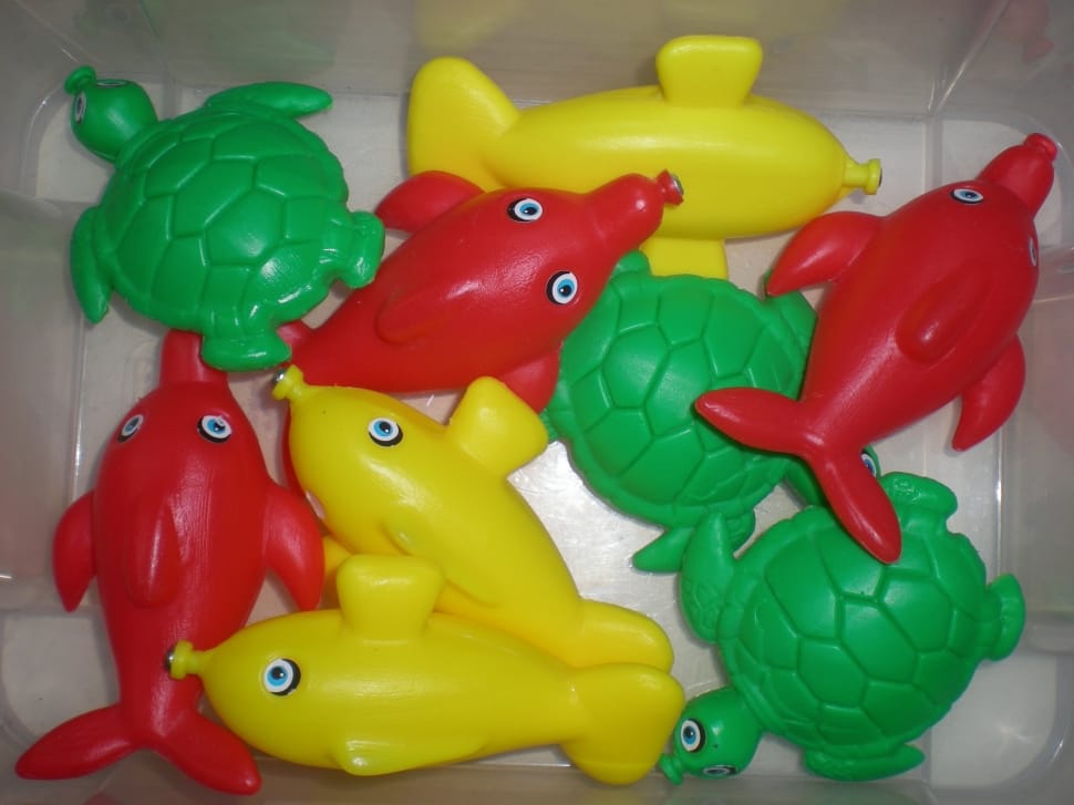 turtle and fish plastic water toys preview