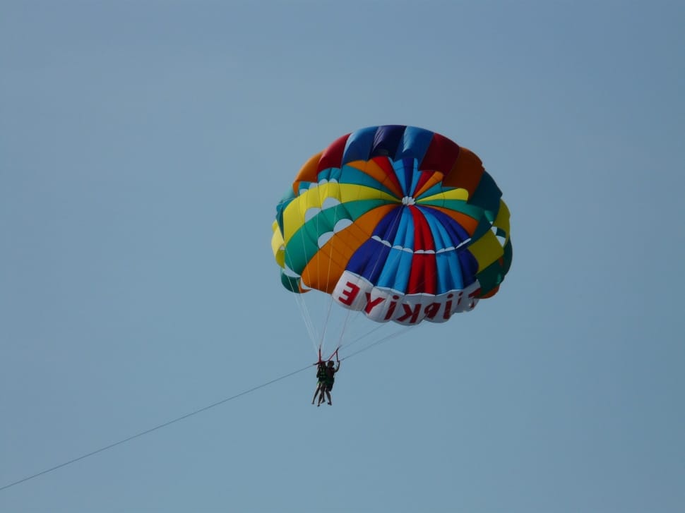 multicolored parachute preview