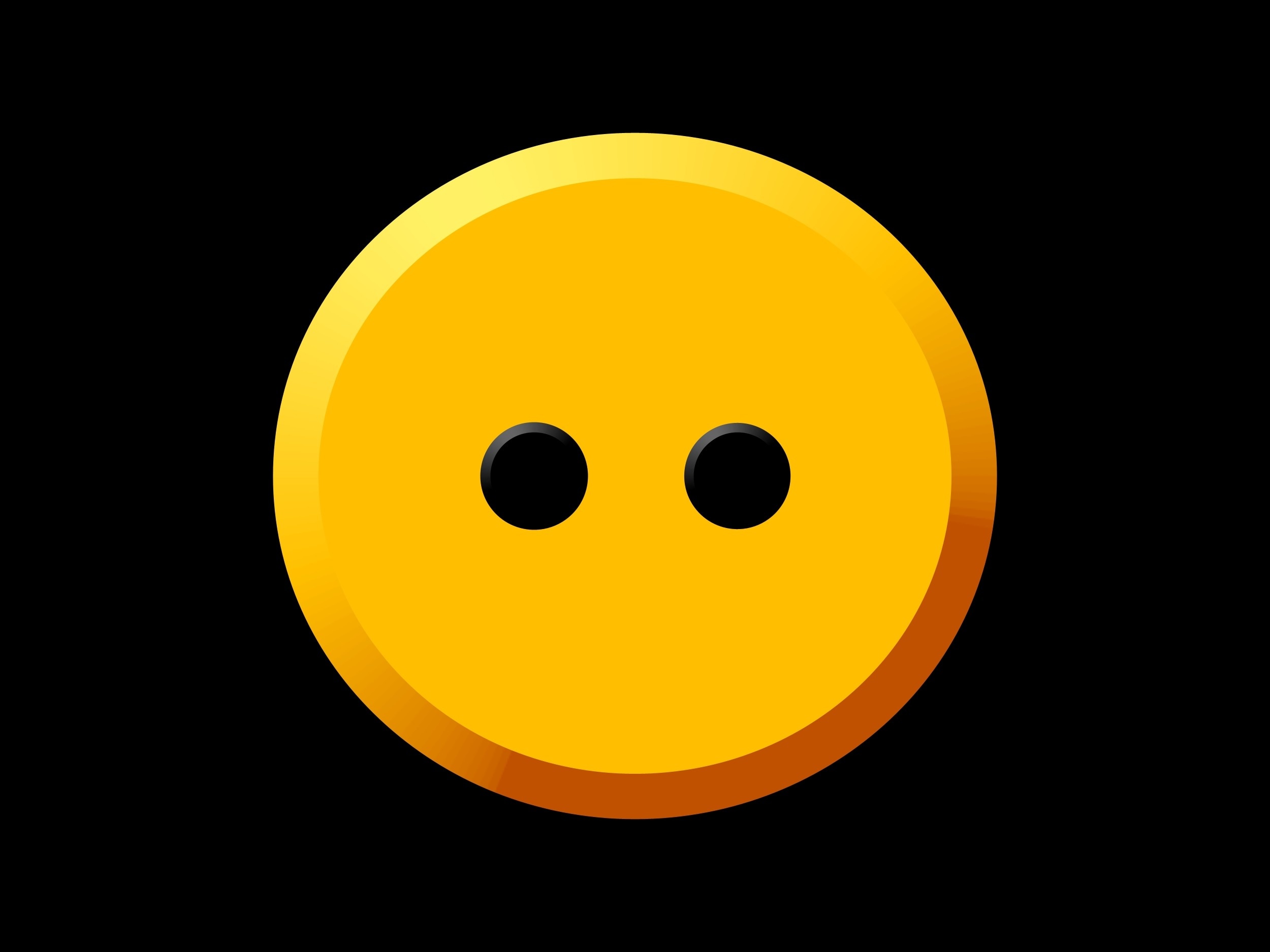 yellow and black round logo
