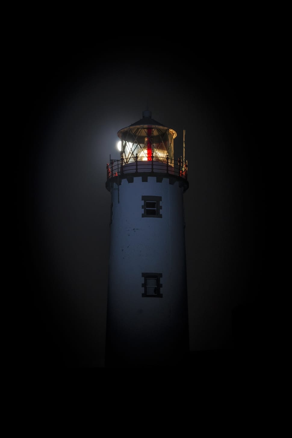 white and black lighthouse preview