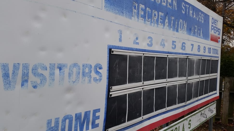 white and blue scoring board preview