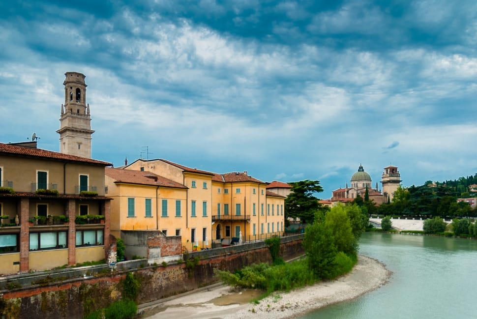 Verona, The Sun, Holidays, Clouds, Sky, architecture, building exterior preview