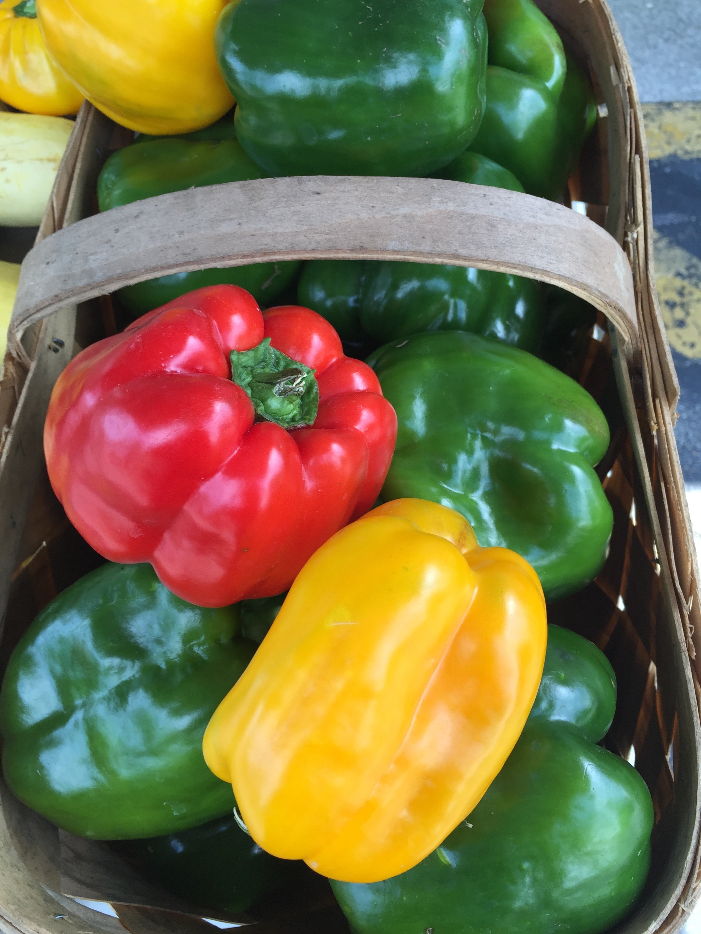 Peppers, Green Pepper, Red Pepper, green color, vegetable