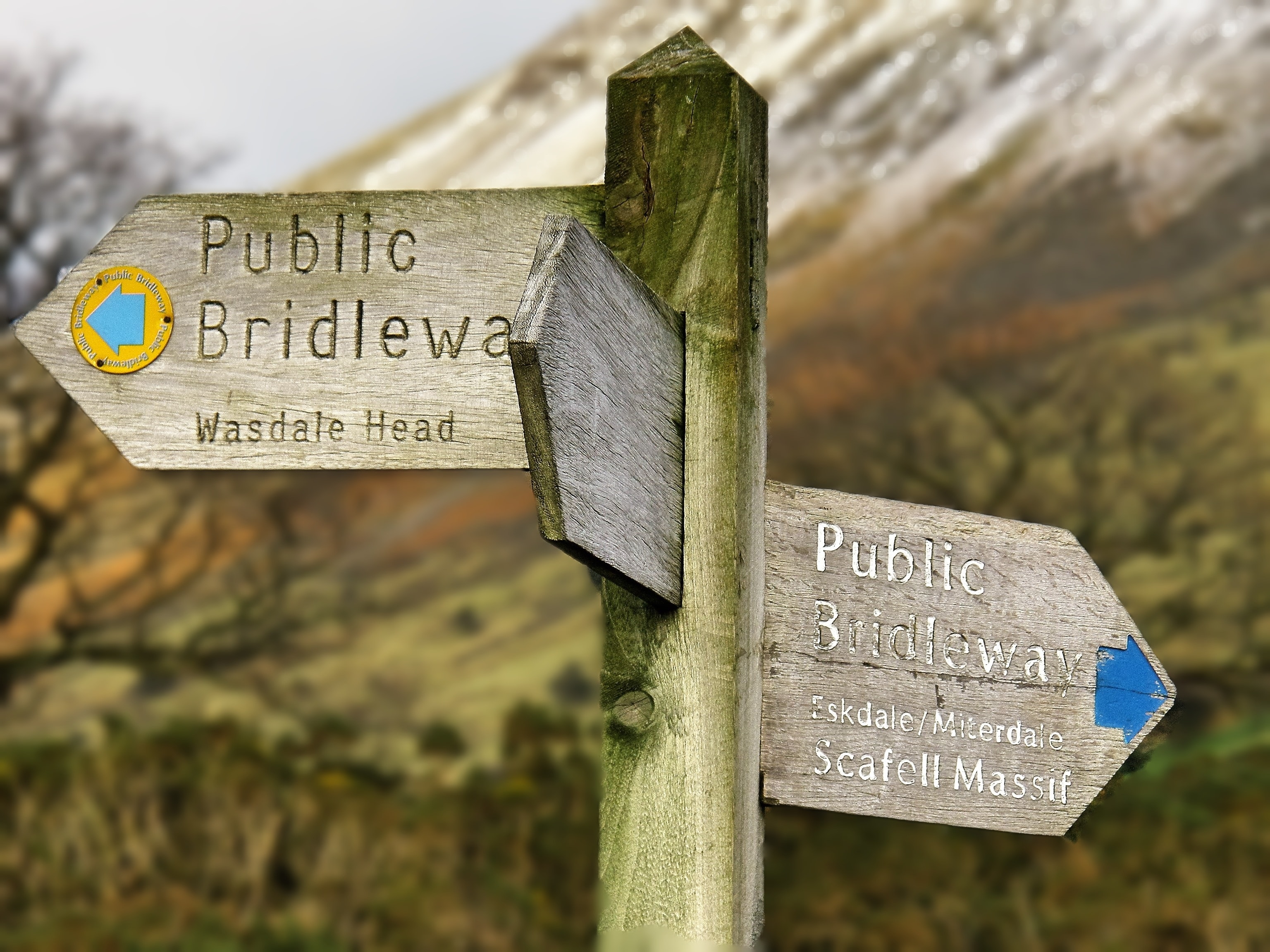 public bridleway signage
