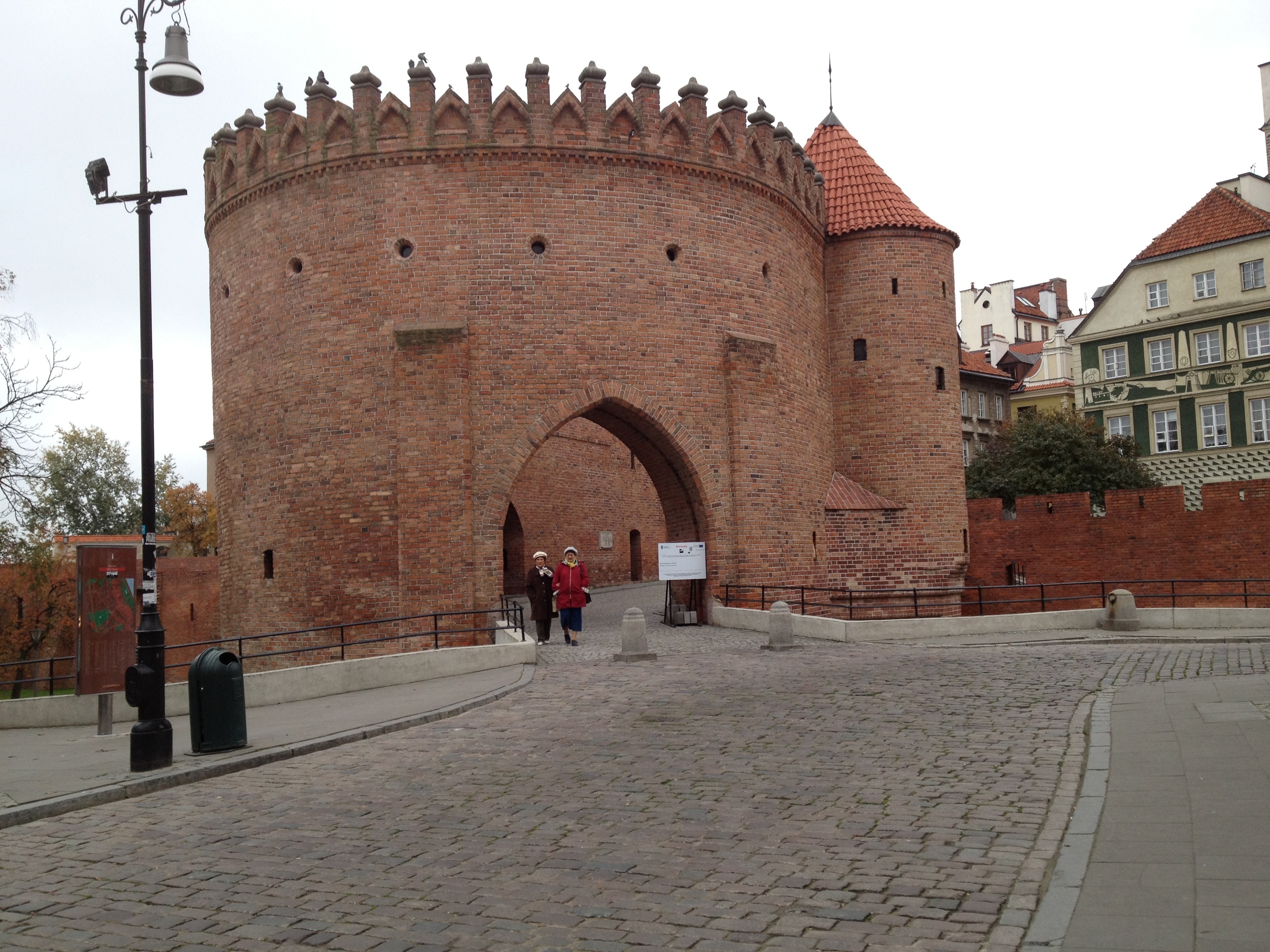 brown bricks castle arch