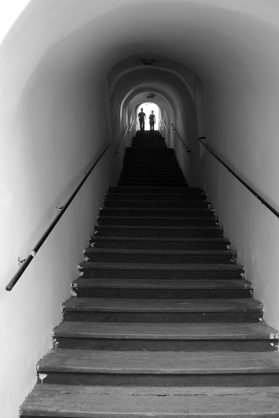 white concrete tunnel preview