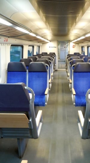 blue and gray train seats thumbnail