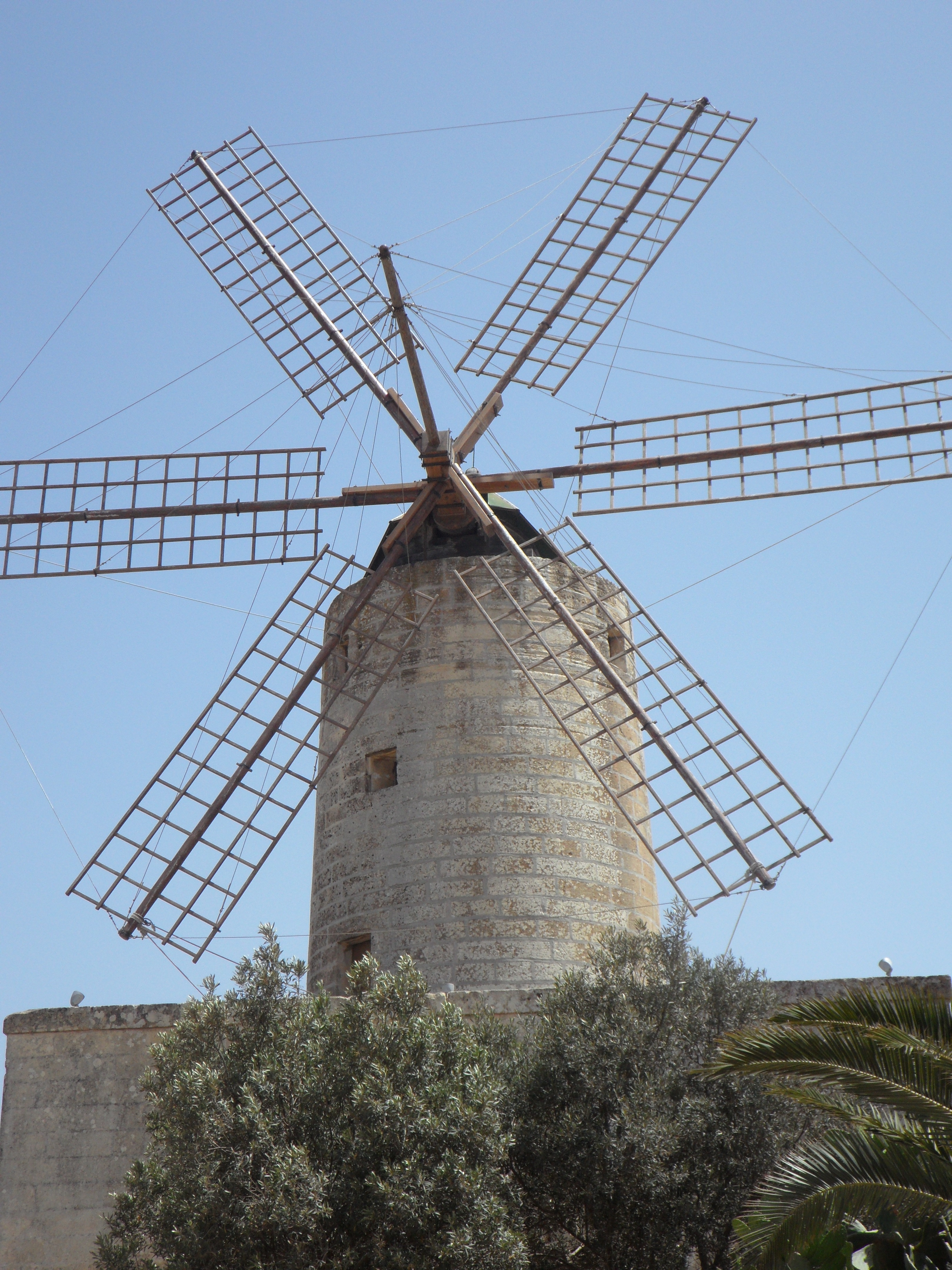 beige windmill