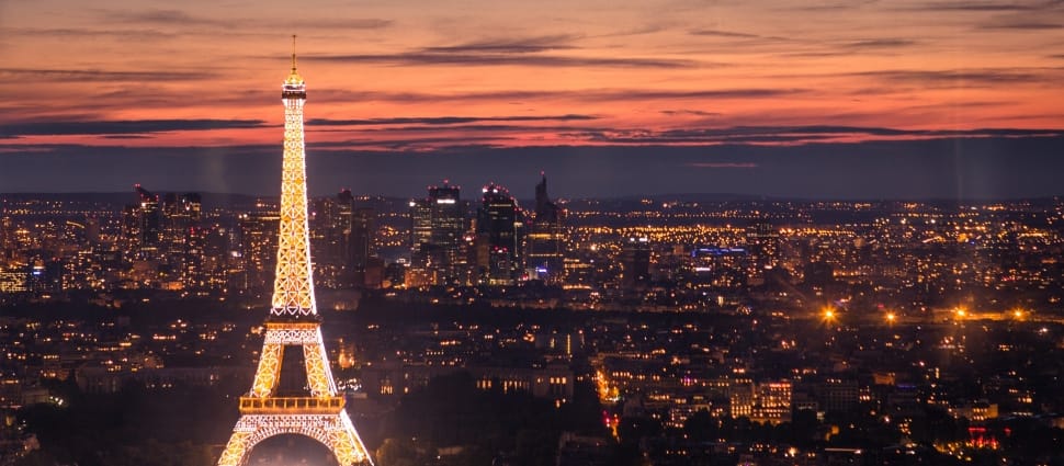 Eiffel Tower Paris During Nighttime Free Image Peakpx