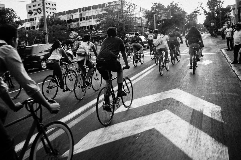 people riding on bicycle preview