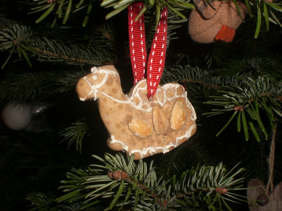 brown camel christmas tree decor preview