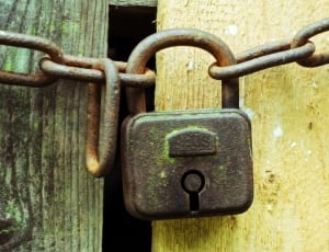 brass chain and padlock thumbnail