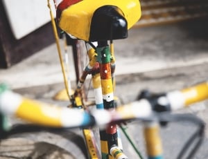 yellow and black hard tail bicycle thumbnail