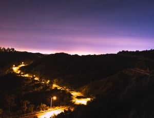 mountain photography during night time thumbnail