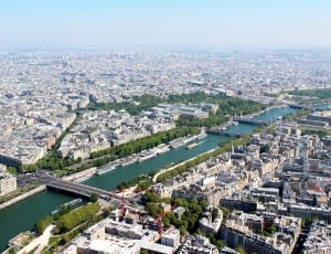 aerial photography of a metropolis thumbnail